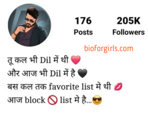 Best 650+ Instagram Bio Shayari – Attitude & Love