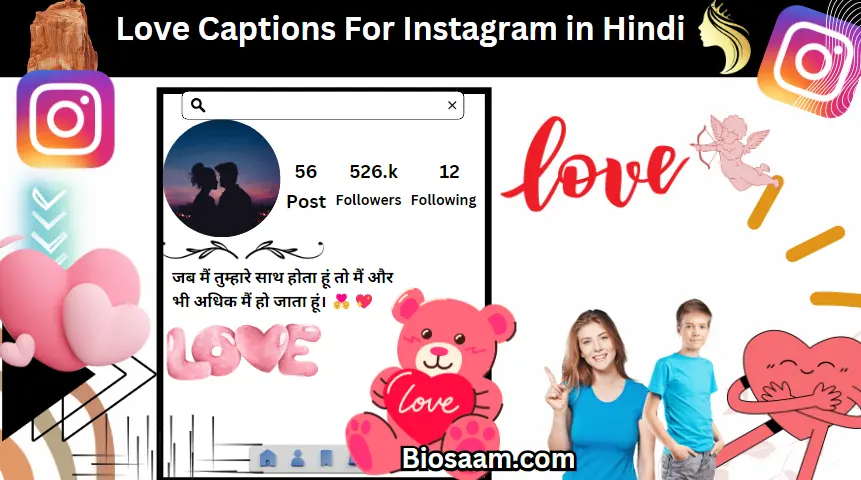 Love Captions For Instagram In Hindi