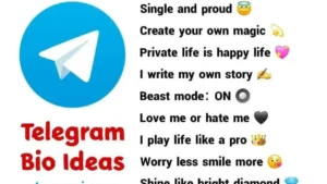 Telegram bio for girls stylish