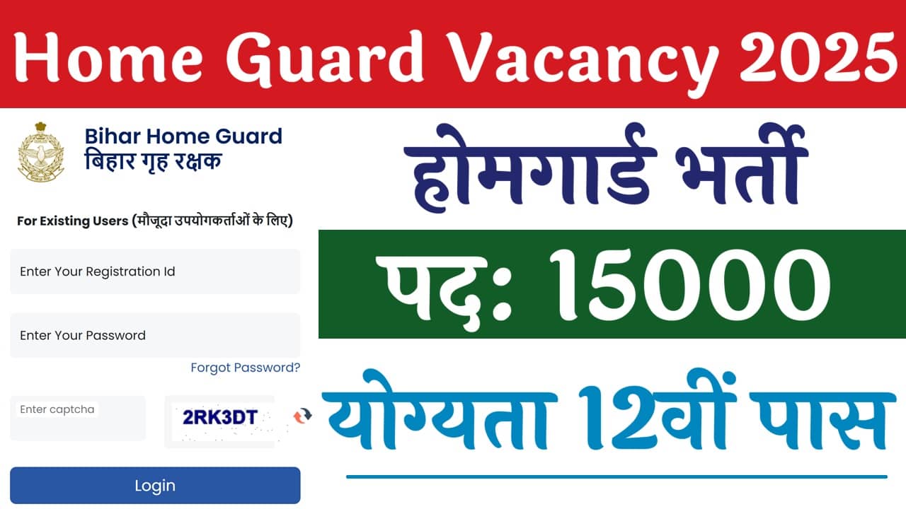 Home Guard Vacancy
